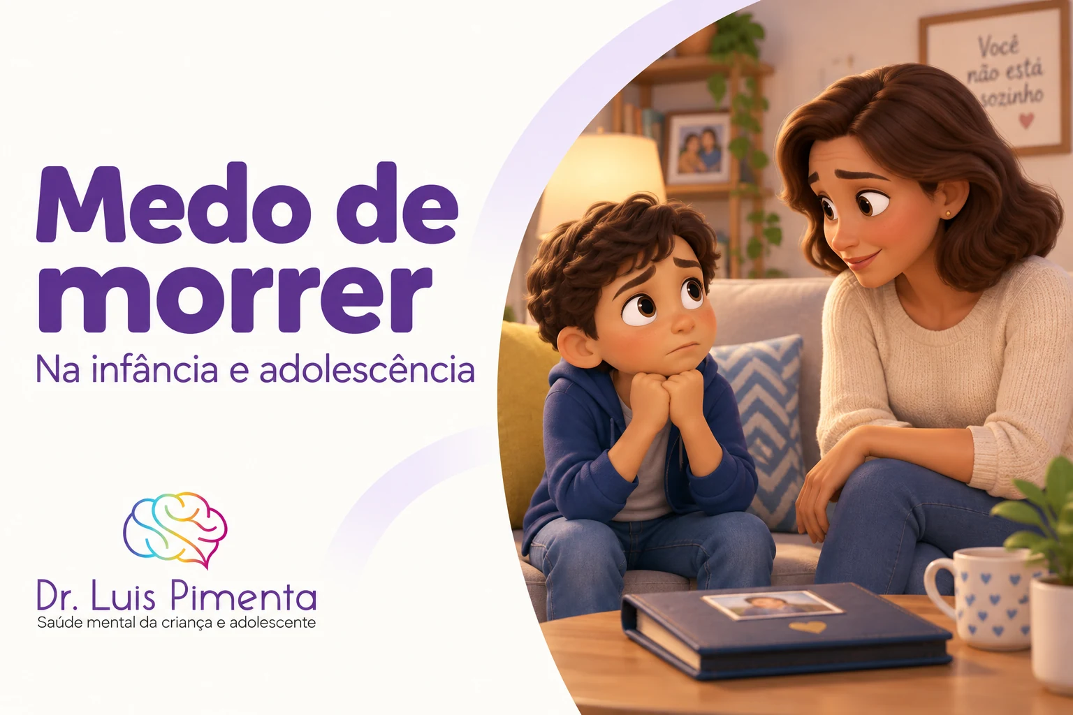 Medo de morrer em crianças e adolescentes: como conversar e quando buscar ajuda